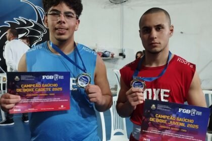 Buenas, tchê! Alegrete mostra sua força no boxe com jovens campeões estaduais na capital gaúcha.