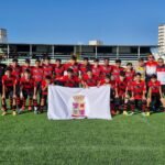 Buenas, vivente do Alegrete! Nosso rubronegro tá botando pra quebrar na Santa Catarina Cup, levantando poeira no campo e orgulho na prenda!