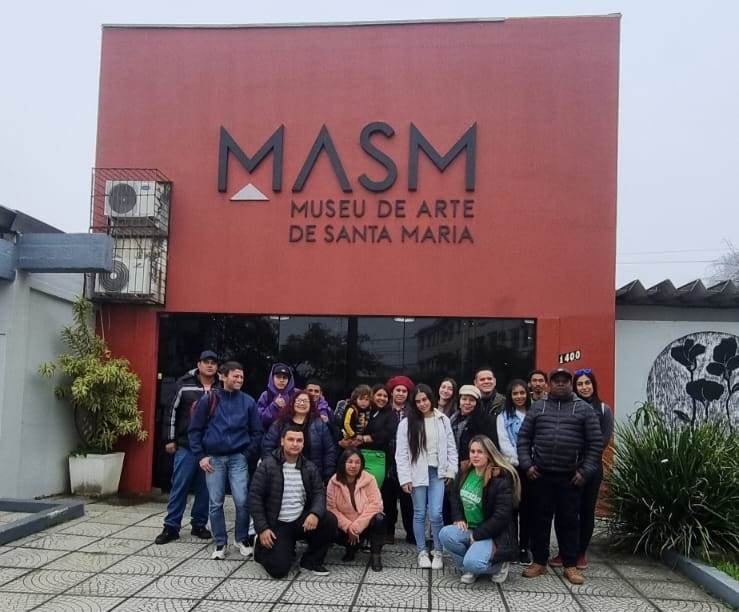 Na última quinta, os estudantes do CIEP driblaram a rotina e se aventuraram por Santa Maria vivenciando cultura e conhecimento.