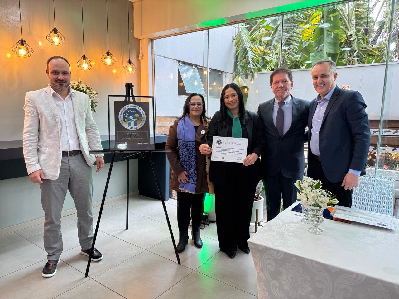 Em cerimônia pra lá de especial, o Senac Alegrete revira as mangas e recebe o Selo e Certificação da Qualidade do COFEN, marcando um marco significativo na educação em nosso amado solo.