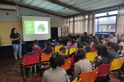 Mas bah, vivente de Alegrete! Escola José Bonifácio vira centro ambiental na Mini Cop Zona Sul.
