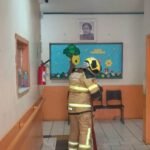 Na querência alegretense, guris e prendas aprenderam a se defender do perigo num entrevero organizado pelos heróis de farda vermelha