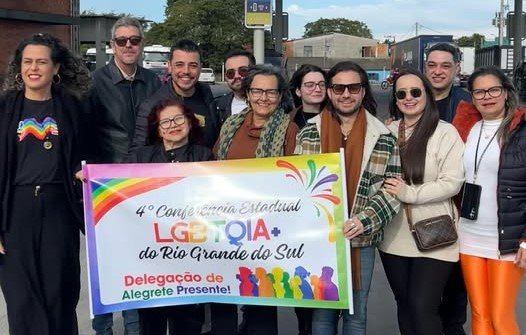 Delegação do Baita Chão fez o Rio Grande inteiro virar o pescoço na Conferência LGBTQIA+ em Porto Alegre, tchê!