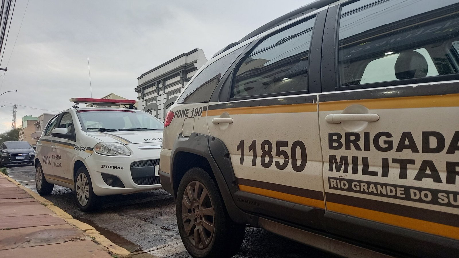 Gurias do comércio local não baixaram a guarda e deram um grito de alerta que fez a Brigada Militar chegar mais rápido que cavalo em cancha reta