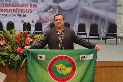 Do pampa gaúcho até Floripa, sindicalista da nossa querência leva a voz dos trabalhadores da carne numa peleia que promete esquentar mais que fogo de churrasco