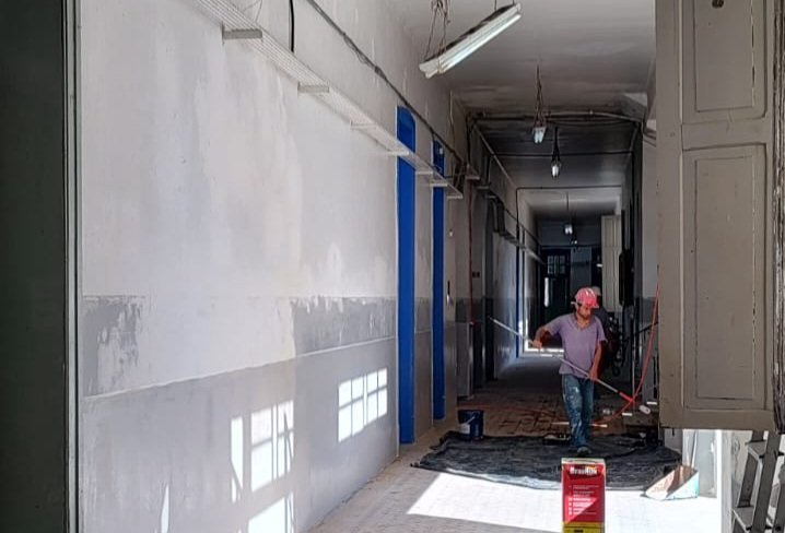 Nem o temporal foi capaz de frear os trabalhos no prédio quase centenário que é xodó dos alegretenses - investimento de 3 milhões vai devolver brilho à joia da Avenida Freitas Valle