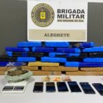 Em mais uma ação que deixou os traficantes mais acuados que cusco em rodeio, os homens da Brigada fizeram o que sabem melhor: limpar nosso pago de quem comercializa veneno na querência