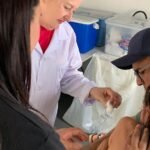 Enquanto os gaudérios apreciavam o artesanato e as quitutes da nossa querência, a Secretaria da Saúde aproveitou pra garantir que os viventes da cidade ficassem protegidos contra as mazelas que andam por aí