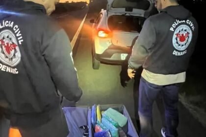 Na fronteira com o país vizinho, vivente alegretense tentou bandear droga avaliada em cifras de arrepiar a crina do mais valente!