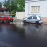 Mais um causo pra contar nas rodas de mate: vivente bate e foge depois de causar estrago nos veículos da MK NET em Alegrete