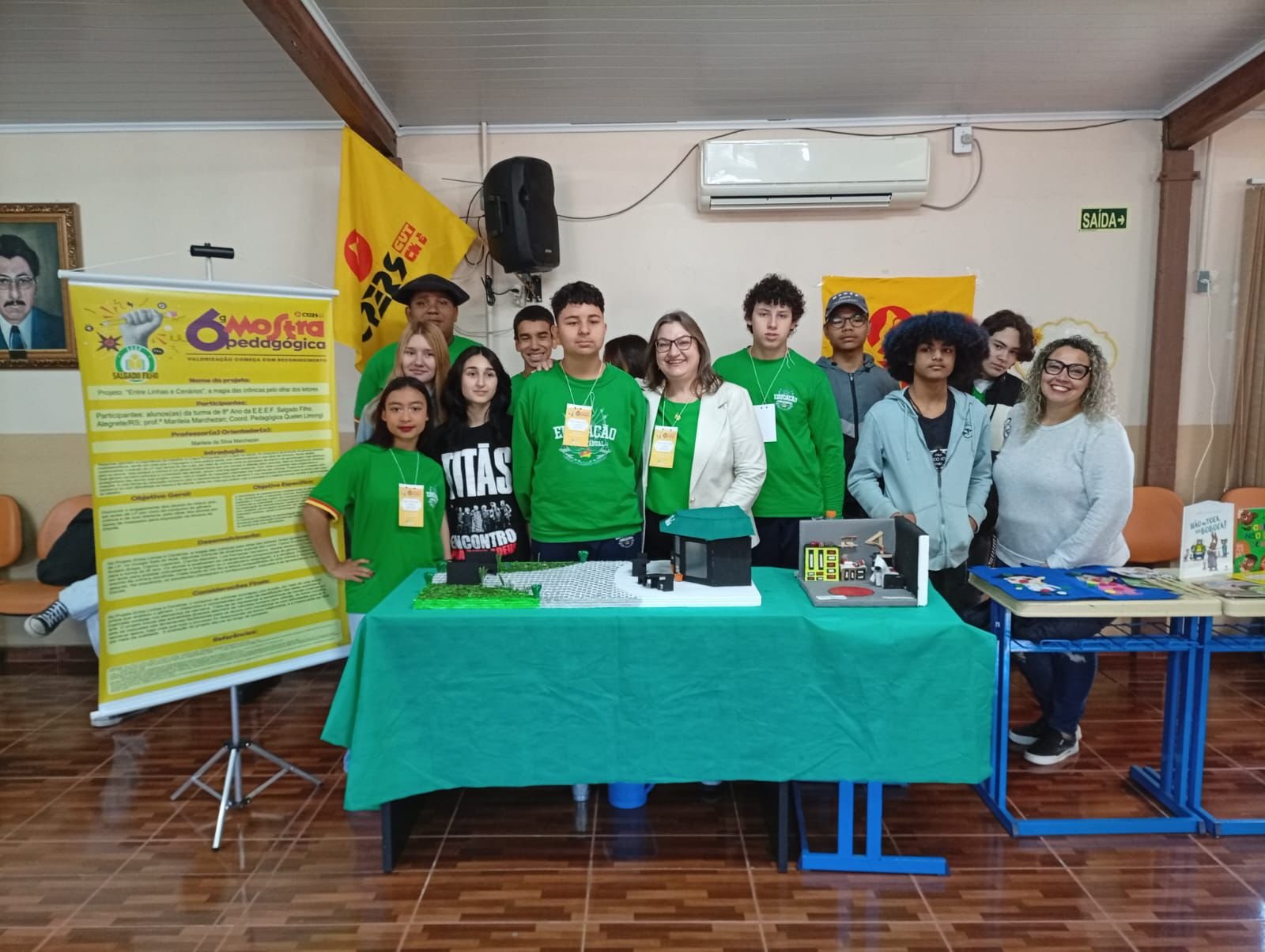 Guris e gurias do Salgado Filho conquistam primeiro lugar com projeto que faz da leitura um galpão de histórias e criatividade