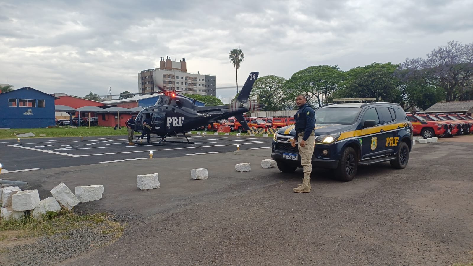 Em uma corrida mais apressada que tropeiro em dia de rodeio, nossa conterrânea recebeu apoio até dos céus para chegar a tempo na capital