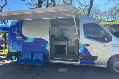 Buenas! Como mateada em tarde de domingo, a Corsan chega pertinho do povo durante a 83ª Exposição Agropecuária, oferecendo serviços completos sem precisar se bandear pela cidade