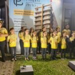 Na querência de Alegrete, gurizada da Escola Ibaldo e AABB mostraram que nossa música tem o poder de acender a chama do orgulho gaúcho mesmo em lançamento de empreendimento