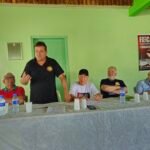 Na beira do mar, mas com alma campeira, representantes do nosso pago lutam pelos direitos dos trabalhadores da alimentação na reunião que definiu os rumos do próximo ano