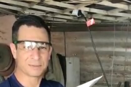 Nem rastro nem sinal do cuteleiro de Alegrete que saiu de madrugada com sua moto e dois capacetes, deixando apenas preocupação na querência